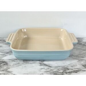 Le Creuset Sky Blue Square Baking Dish Stoneware 9" Square, 2" Deep